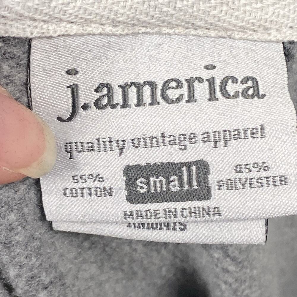 J. America Womens Hoodie Jacket Size Small Sweatshirt Long Sleeve Full Zip - Picture 5 of 6